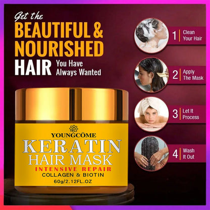 Hair Vitality™️ Organic Keratin Mask